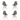 Pack 4 Sillas Eames Gris