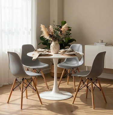 Pack 4 Sillas Eames Gris