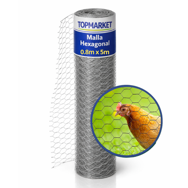 Malla Hexagonal 3/4" 1m x 50m