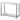 Mesón Central 60 x 60 x 85 cm Acero Inoxidable