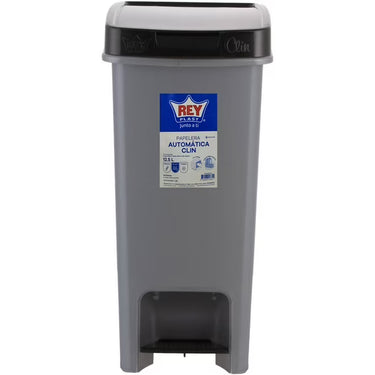 Papelero O Basurero Clin 12.5lt con pedal Reyplast