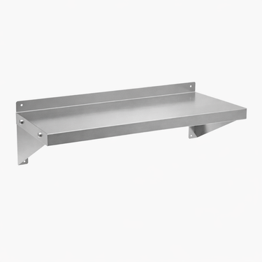 Repisa Lisa 90 x 30 cm Acero Inoxidable