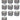 Pack 10 Cajas Cubo Organizador