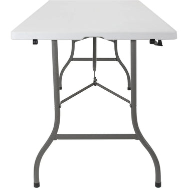 Mesa Plegable Portátil 180x74 cm Blanca
