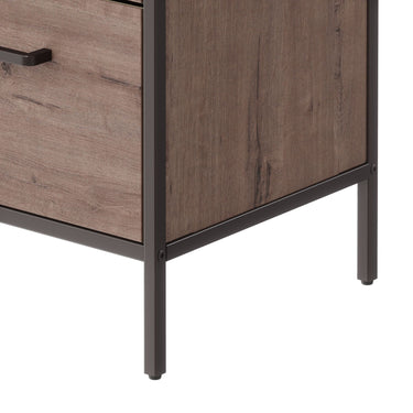 Cómoda de 4 Cajones MDF Color Blanco