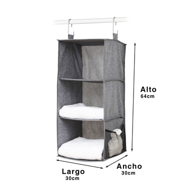 Pack Organizador Colgante 3 Estantes