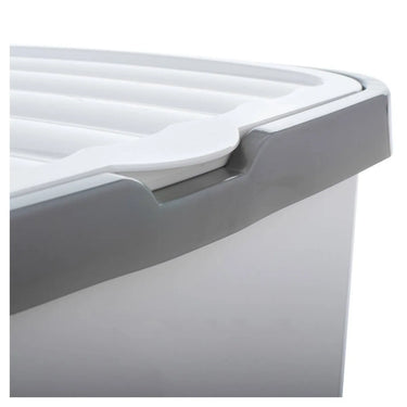 Basurero Reyplast De Pedal 25 Litros Gris