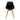 Silla Tulip Negra para Interior