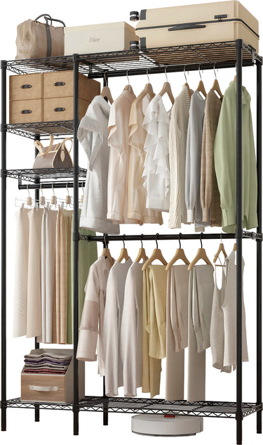Perchero Epoxico 120x45x180cm 4 Niveles 3 Barras