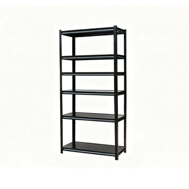 Estante Acero Liso Negro 5 Niveles 90x45x180cm 1375Kg