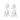 Pack 4 Sillas Plegable Blanca para Eventos
