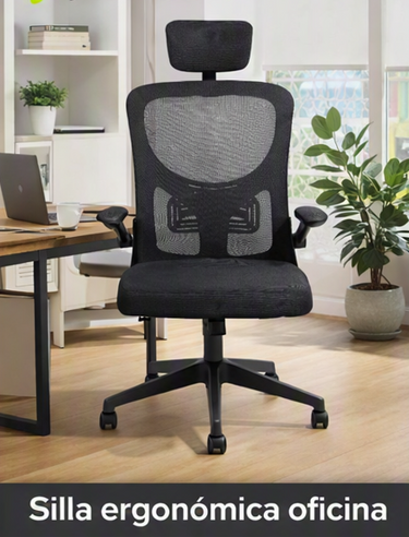 Silla Escritorio Ejecutiva Malla Negro