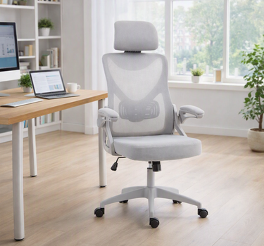 Silla Escritorio Ejecutiva Malla Gris