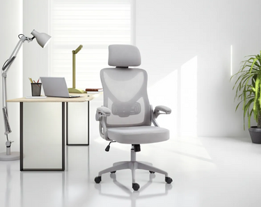 Silla Escritorio Ejecutiva Malla Gris