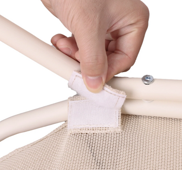 Cama Elevada para Perros y Gatos – Malla Transpirable + Cojín Lavable