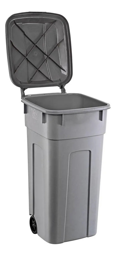Basurero Contenedor Reyplast 93 Litros Gris