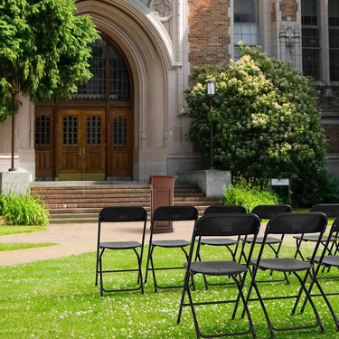 Silla Plegable Metálica Acolchada para Eventos