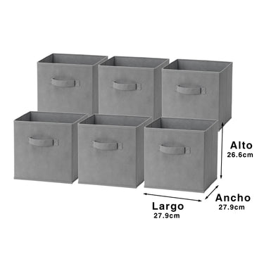Set 6 Cubos Organizadores