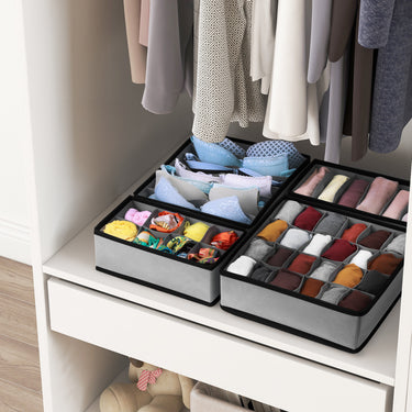 Set Organizador de Cajones 4 Piezas con Divisiones