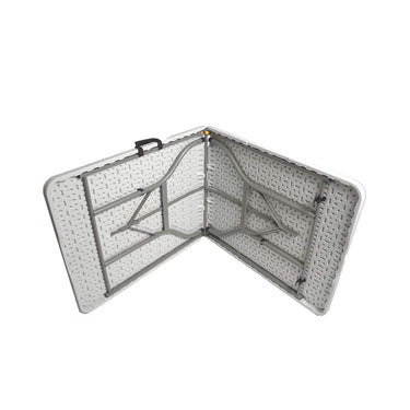 Mesa Plegable Portátil 180x74 cm Blanca