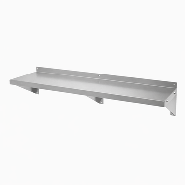 Repisa Lisa 150 x 30 cm Acero Inoxidable