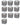 Pack 10 Cajas Cubo Organizador