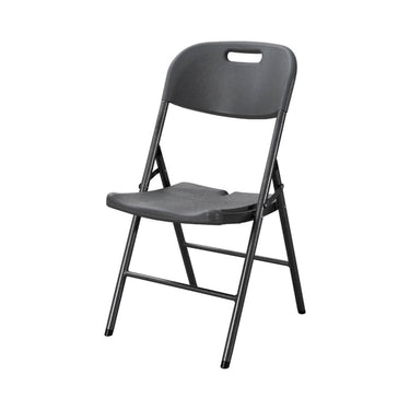 Silla Plegable Negra para Eventos