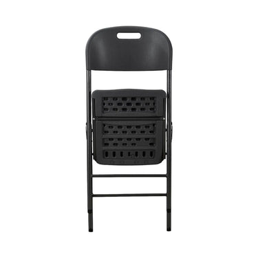 Silla Plegable Negra para Eventos